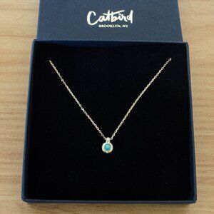 Catbird NYC Tiny Turquoise Necklace by Nancy Kraskin (Discontinued)